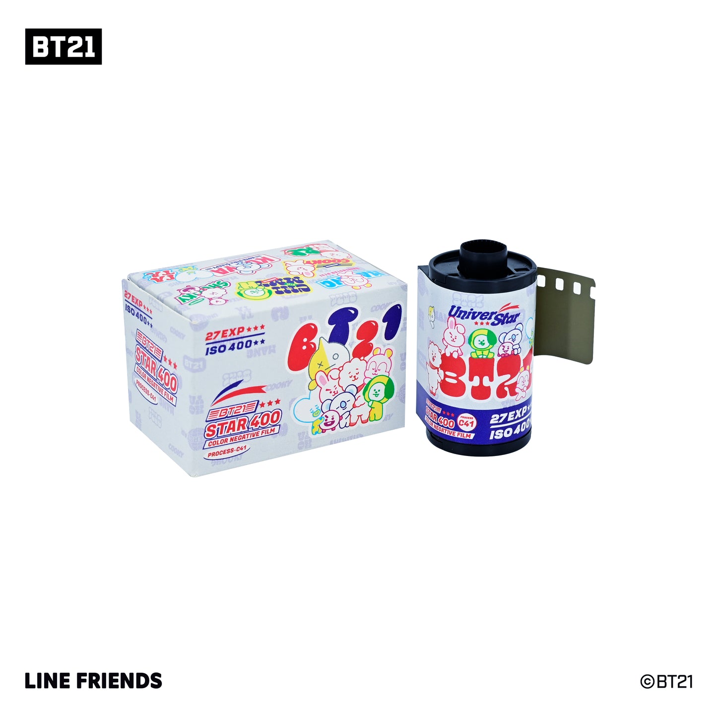 BT21 STAR 400 35MM COLOR NEGATIVE FILM 27EXP