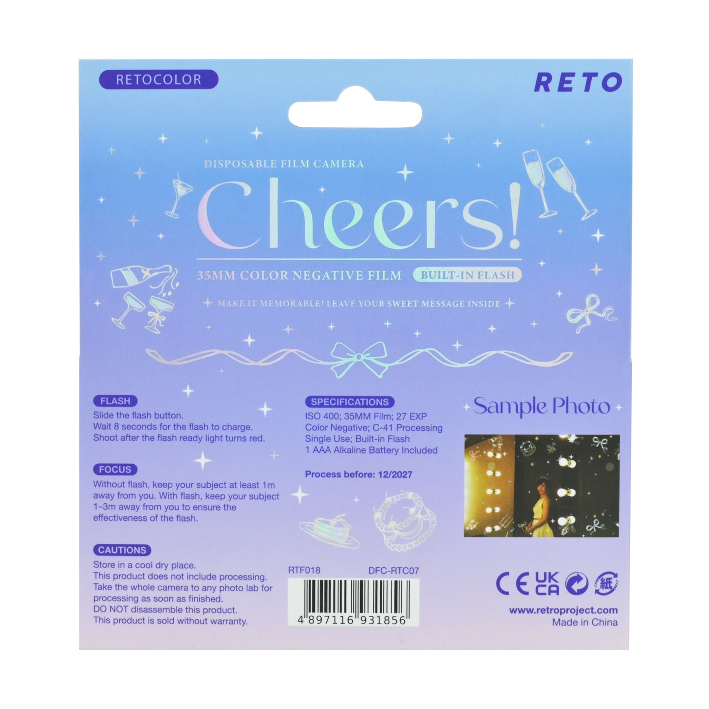 Retocolor Cheers 400 Disposable